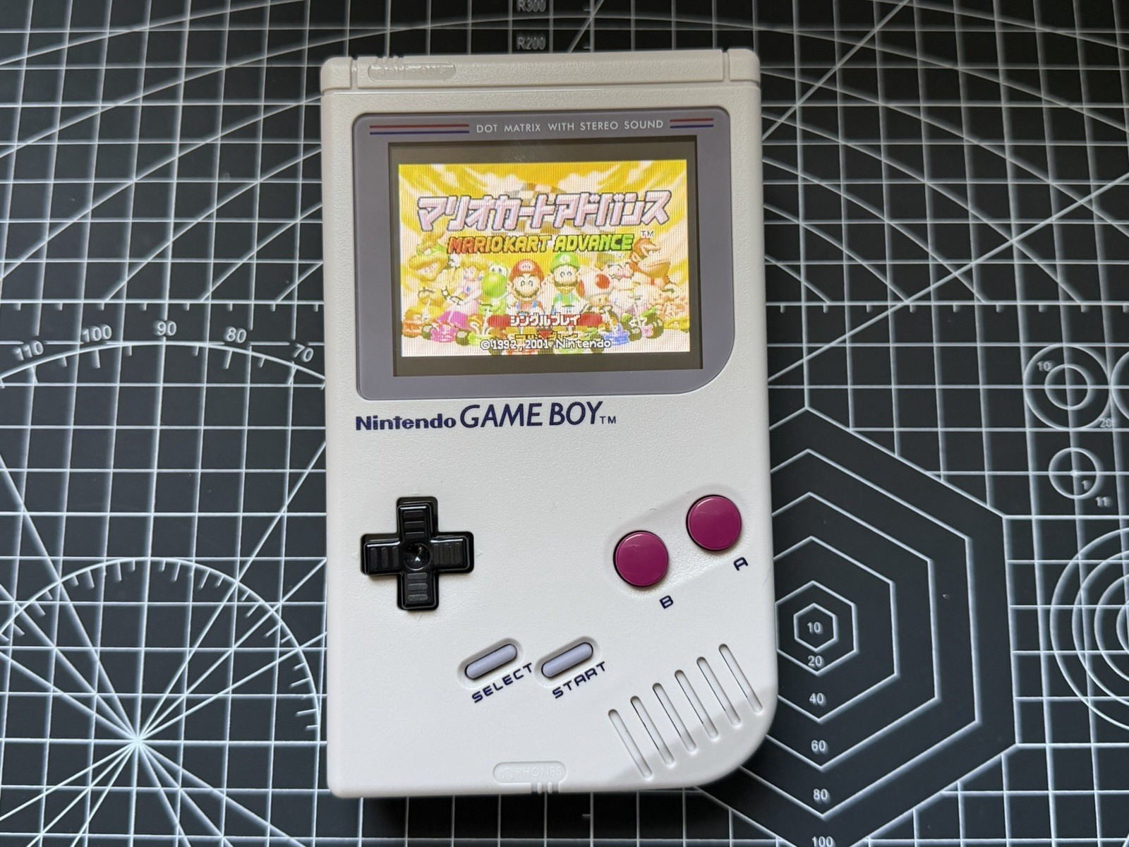 Nintendo DS Lite W/ DMG Shell Buttons & Triggers & USBC & Glass Lens - EZDMG 103