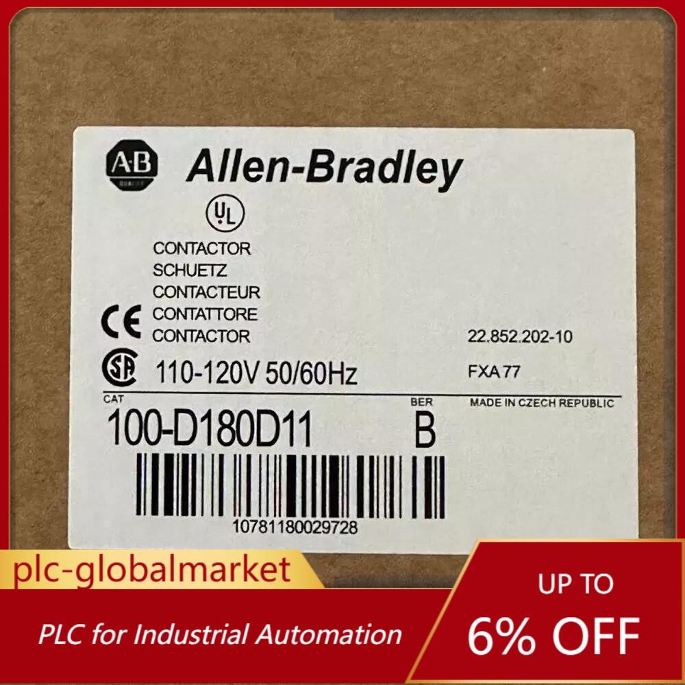 Allen-Bradley 100-D180D11 Contactor AB 100D180D11 NEW Factory Sealed US Free Tax