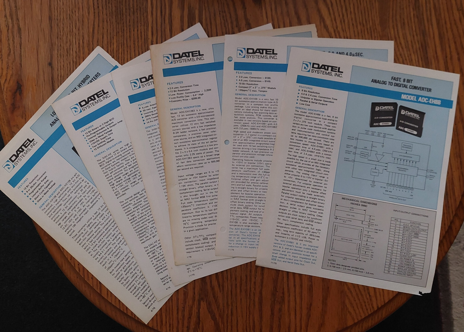 Datel Intersil 1980 Data Acquisition Products – Instruments and Systems Catalog