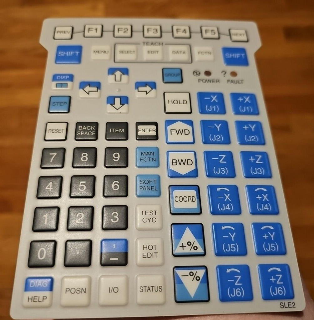 FANUC I PENDANT  MEMBRANE KEYPAD/OVERLAY. SLE2