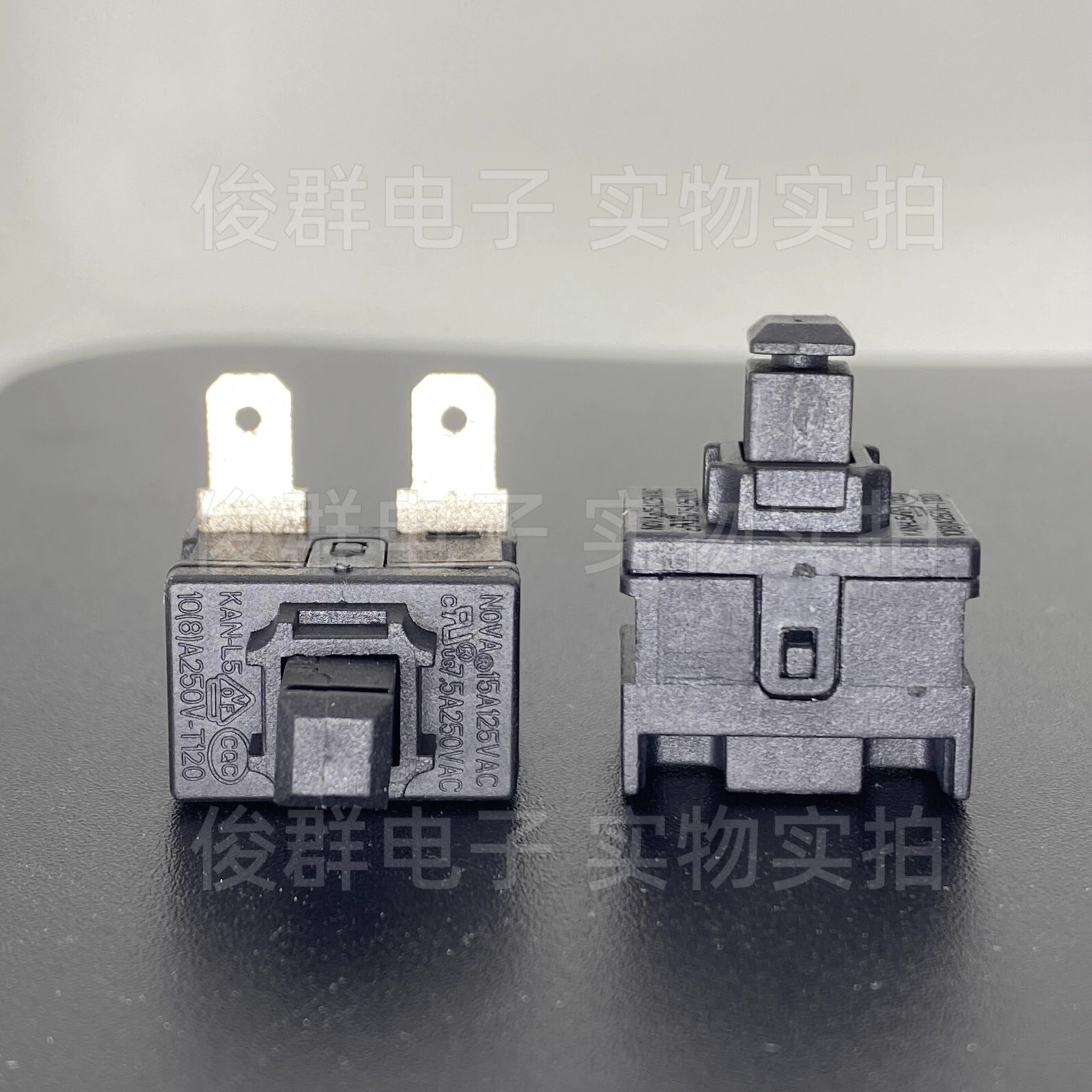 1PCS NOVA KAN-L5 Self-resetting Push Button Reset Switch  10A 250VAC 2 Pin