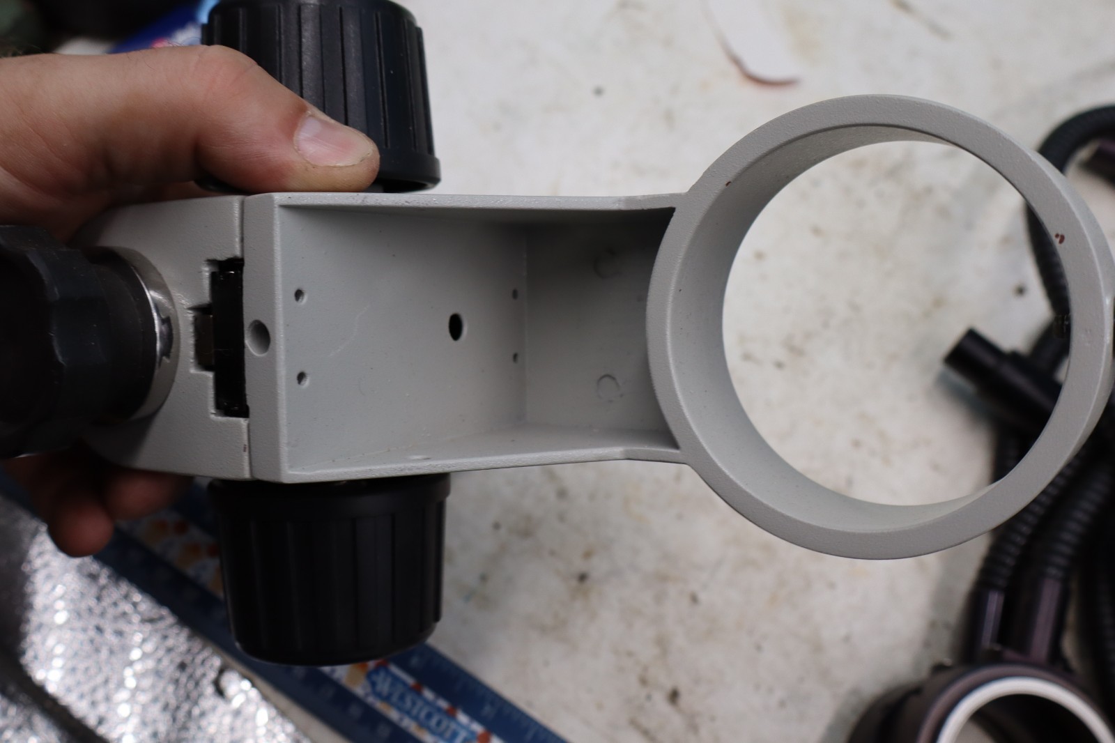 Adjustment Focus Arm Head Holder Ring for Nikon SMZ Stereo Microscope