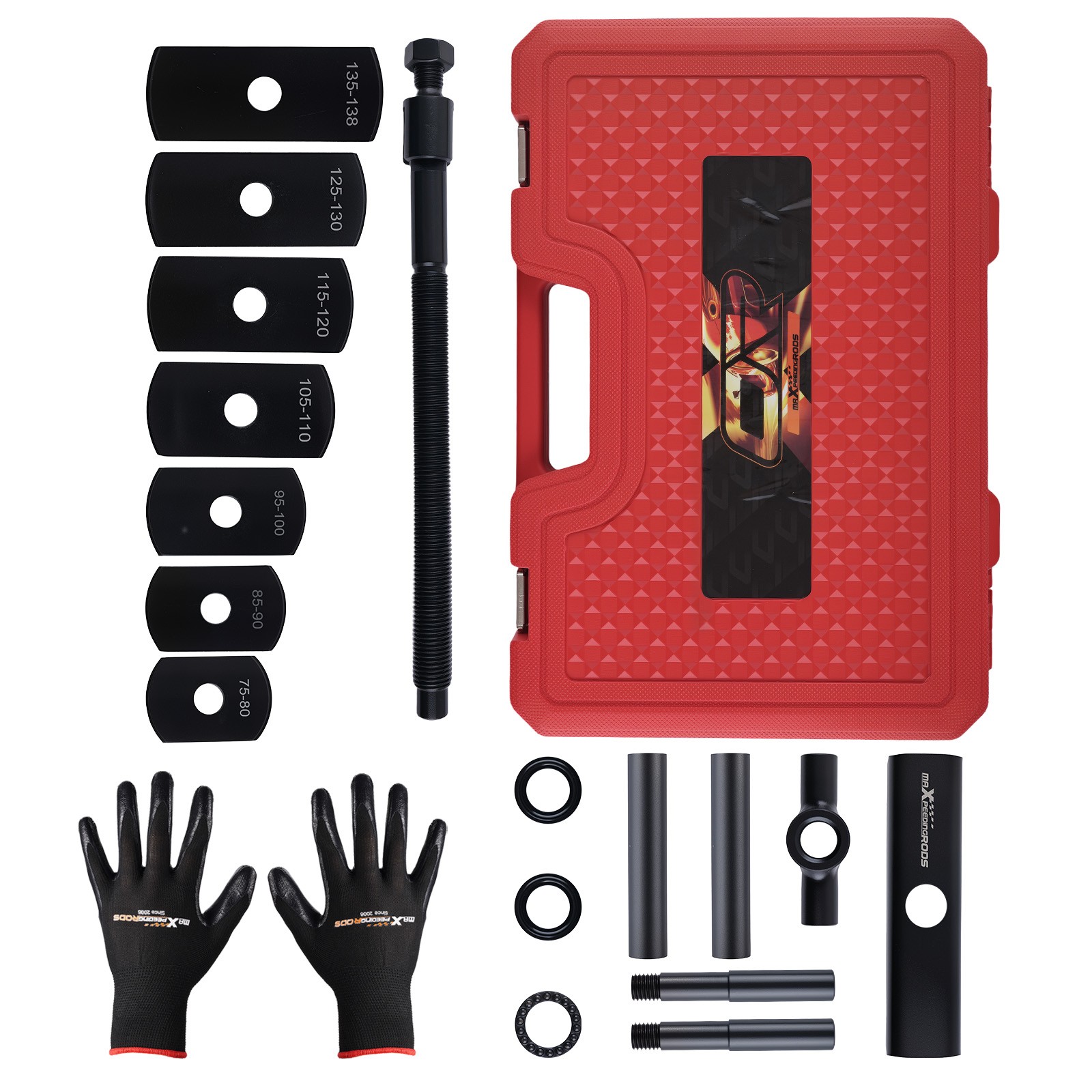 75-138mm Cylinder Liner Puller Set for Diesel Engine 7 Plates Steel Tool Kit