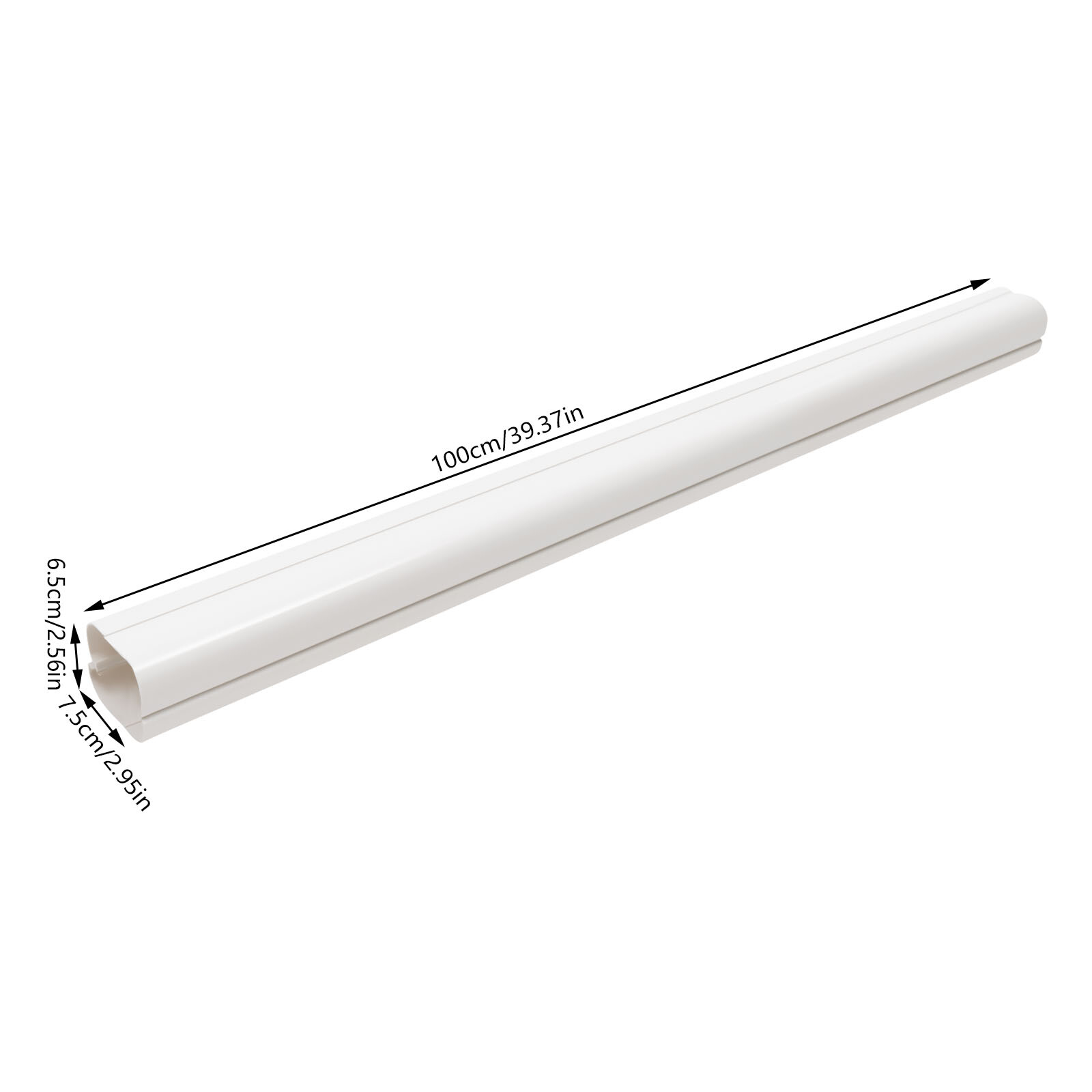 15ft PVC Duct Cover Kit for Mini Split AC - Durable & Easy to Install