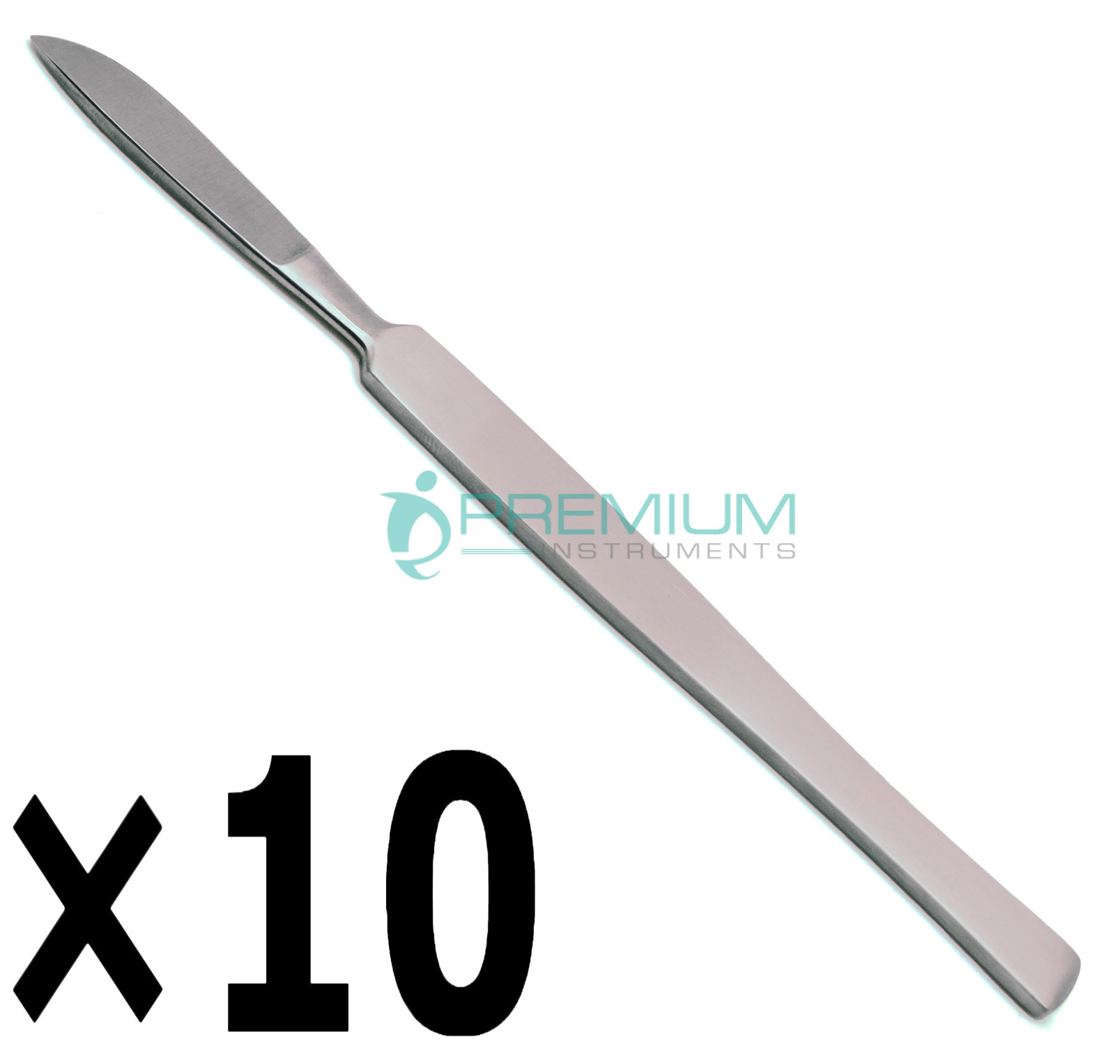 10 Pcs Dental Surgical Scalpel Handle W/ Blade 16cm Working End 4cm Instruments