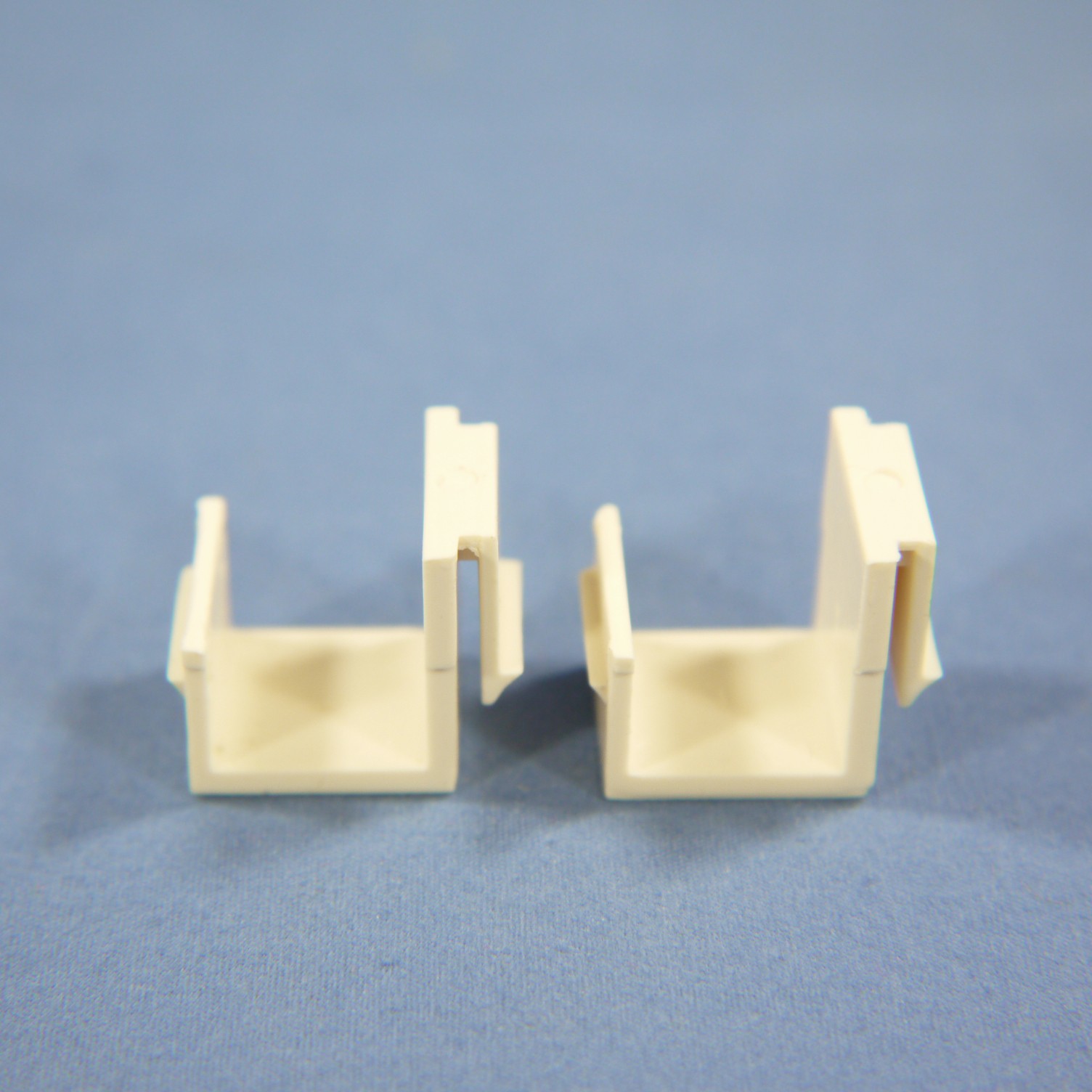 Cooper 5550-5EA Almond Solid Blank One Data Modular Port Filler Inserts 2-Pack