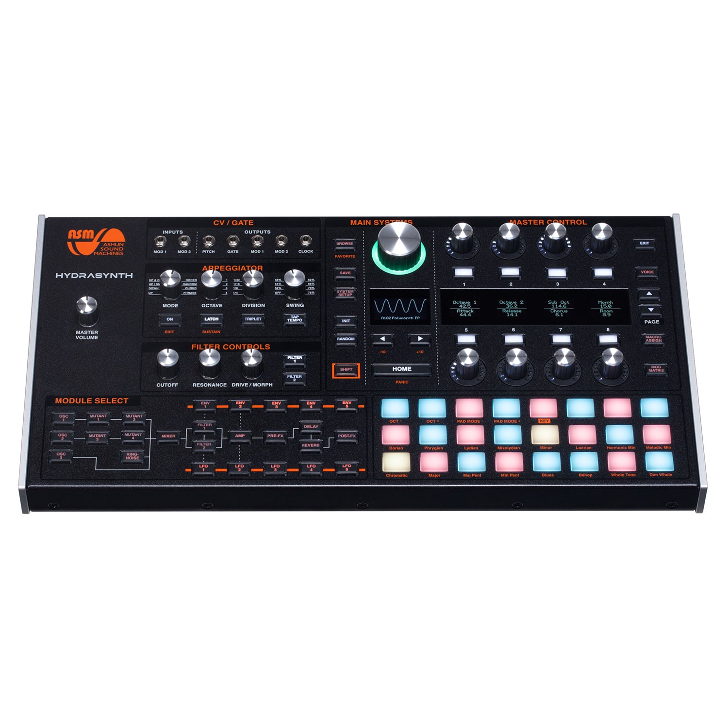 ASM Hydrasynth Desktop 8-Voice Polyphonic Wave Morphing Synth (Demo/Open Box)