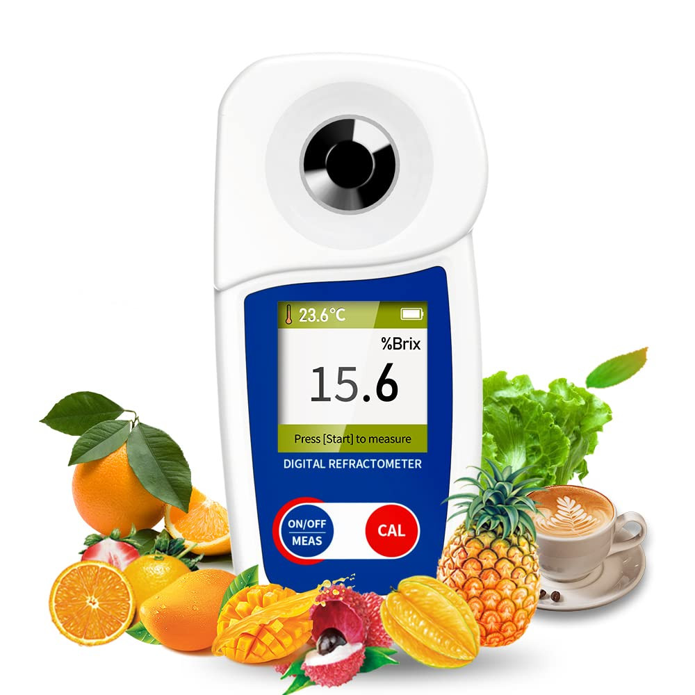 Digital Brix Refractometer Brix Meter Refractometer Automatic Temperature Compe
