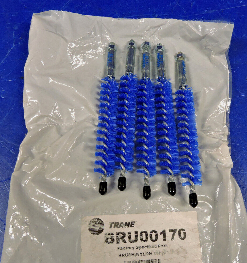 Lot 5 NEW Trane BRU00170 / Goodway GTC-211-11/16 Nylon Brush for 11/16" ID Tubes