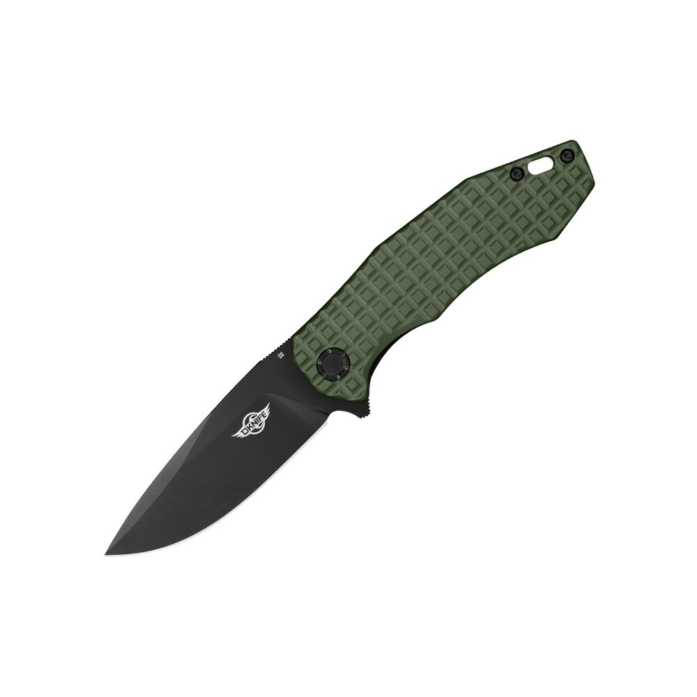 Olight Oknife Spurdog Every Day Carry Folding Knife, OD Green, 2.99" D2 Blade