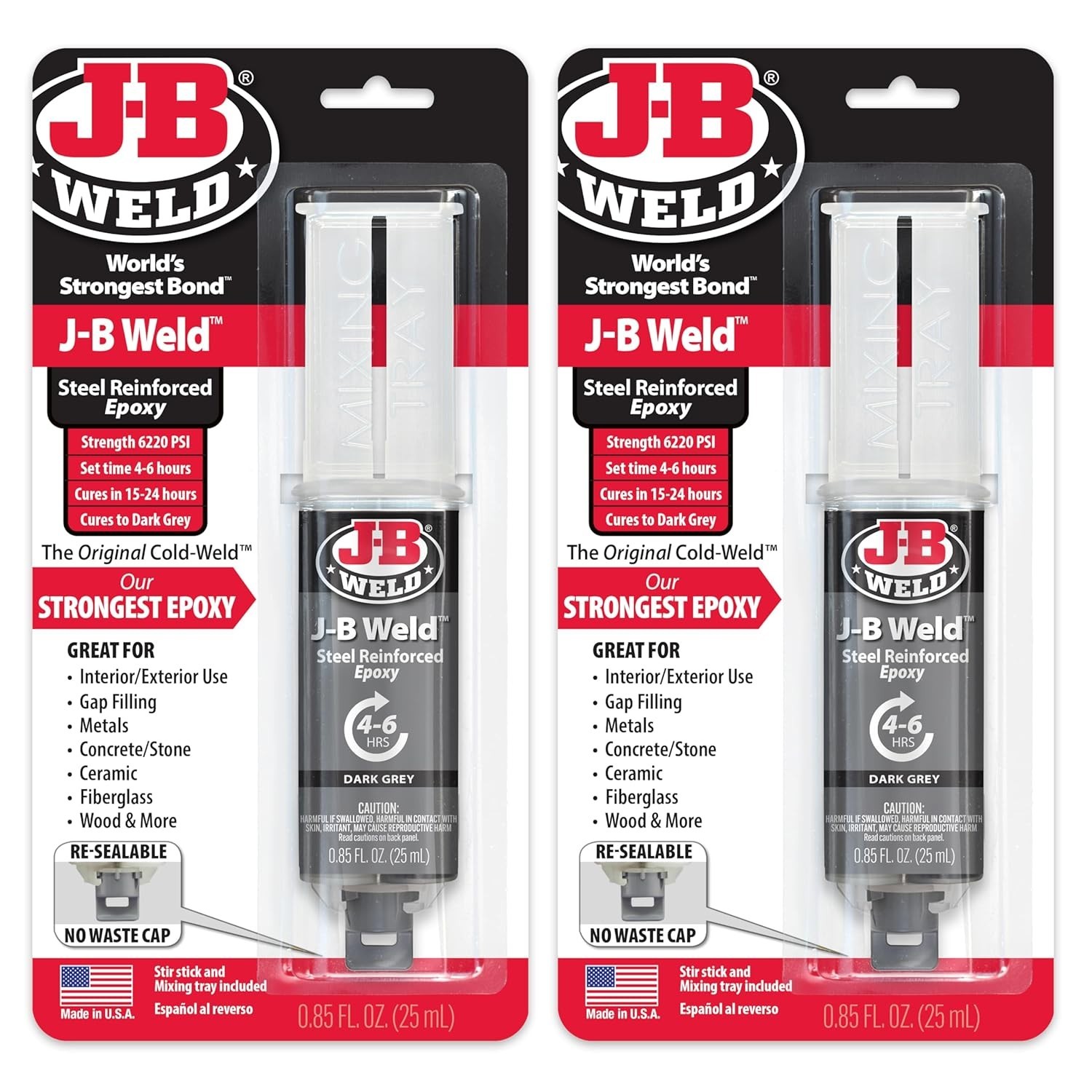 High Strength Dark Grey Epoxy- 25ml x 2