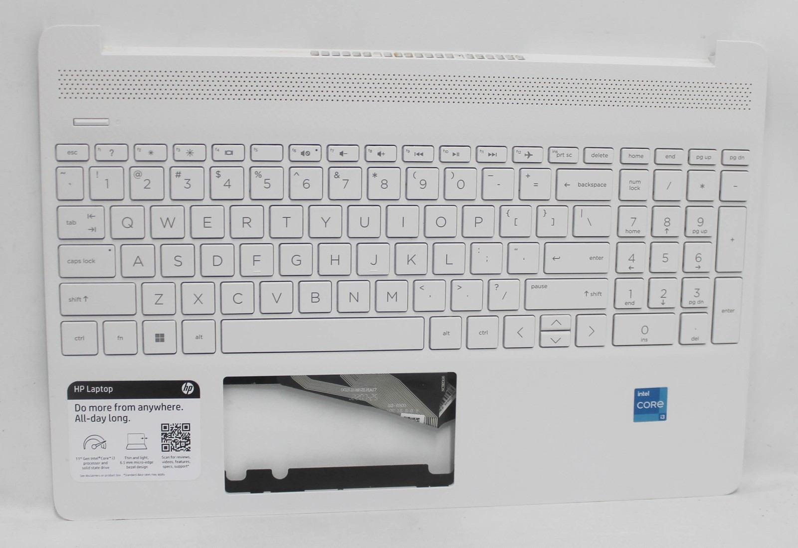 L91271-001 HP Palmrest Cover Snow White W/Kb Snow White Us 15-Dy2042Nr "GRADE A"