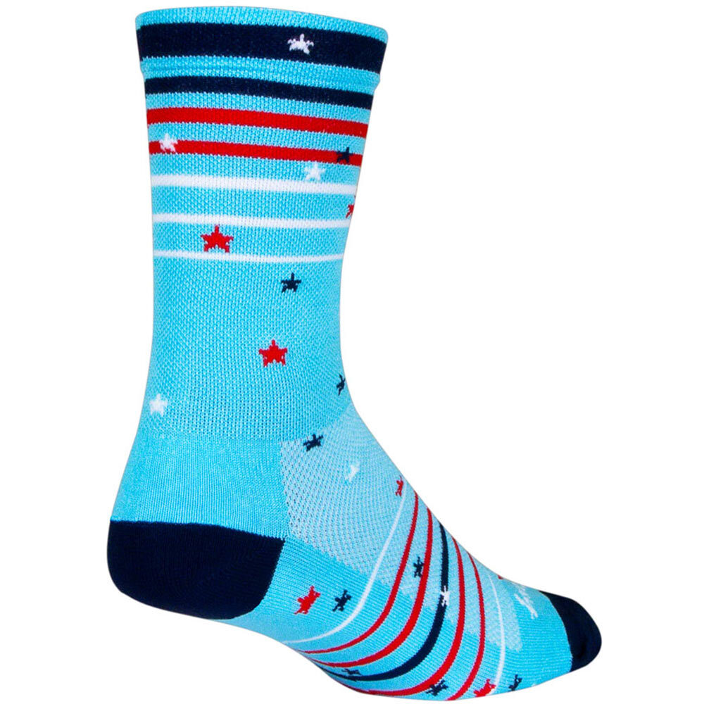 SockGuy Sparkler 6" Crew Socks Small/Medium