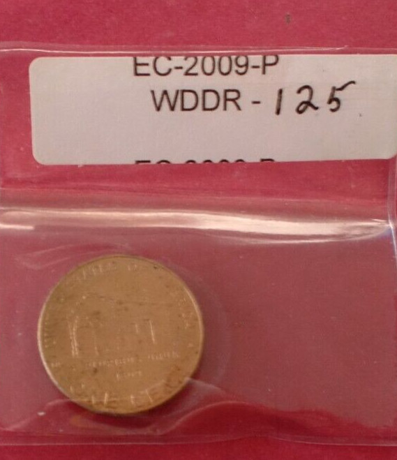 2009P Lincoln WDDR-125 Early childhood Doubled Die Error Cent