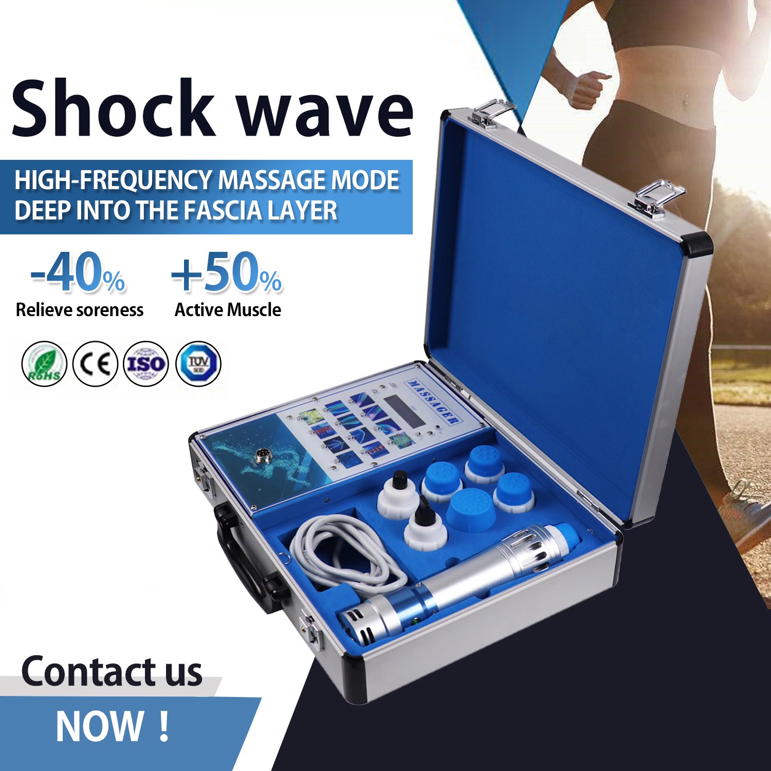 ED Shockwave Therapy Machine Muscle Pain Relief ED Treatment Shock Wave Device