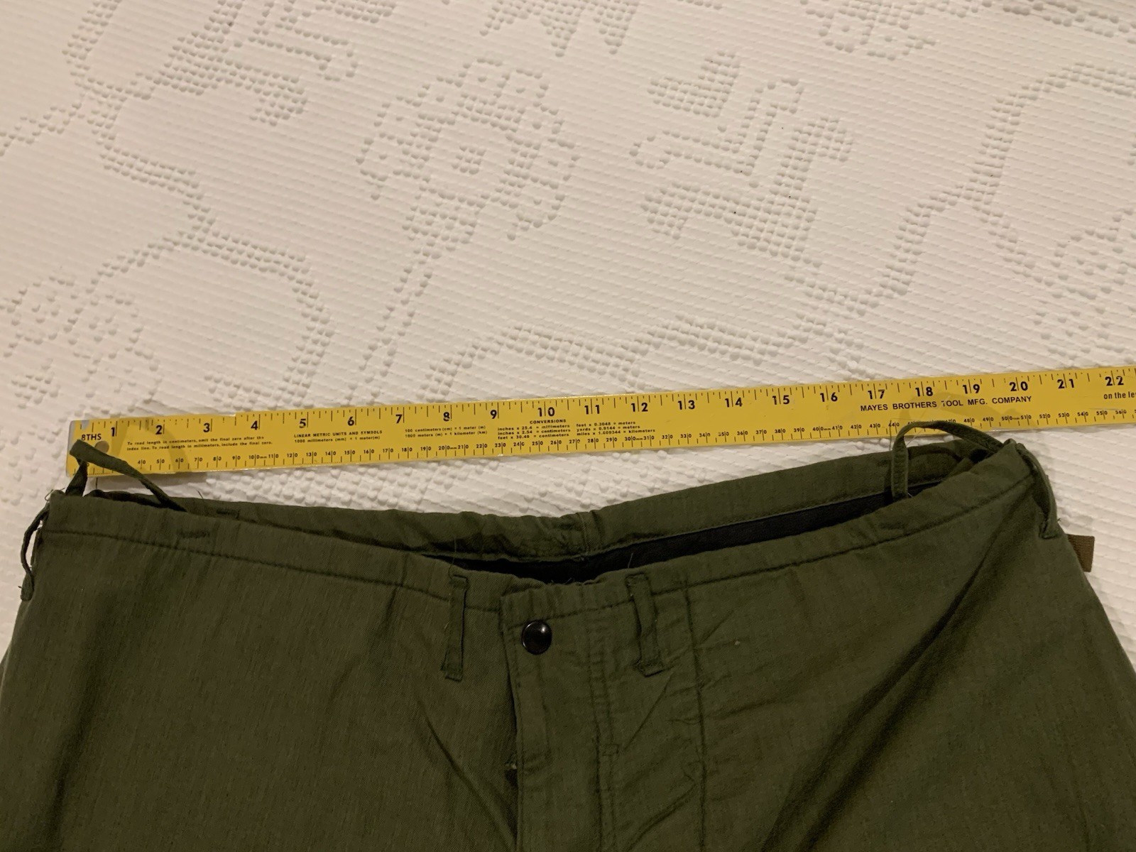 1981 Gibraltar Industries Chemical Protective Suit Trousers Pants Size X Large