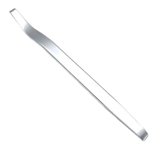 5" Curved Tire Iron,Motorcycle Tire Lever Iron Spoon Pry Bar Tire 1 silver
