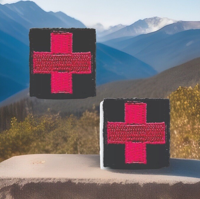 IFAK Patch EMT Medic Paramedic For VELCRO® BRAND Loop Fastener (1") Lot of 2