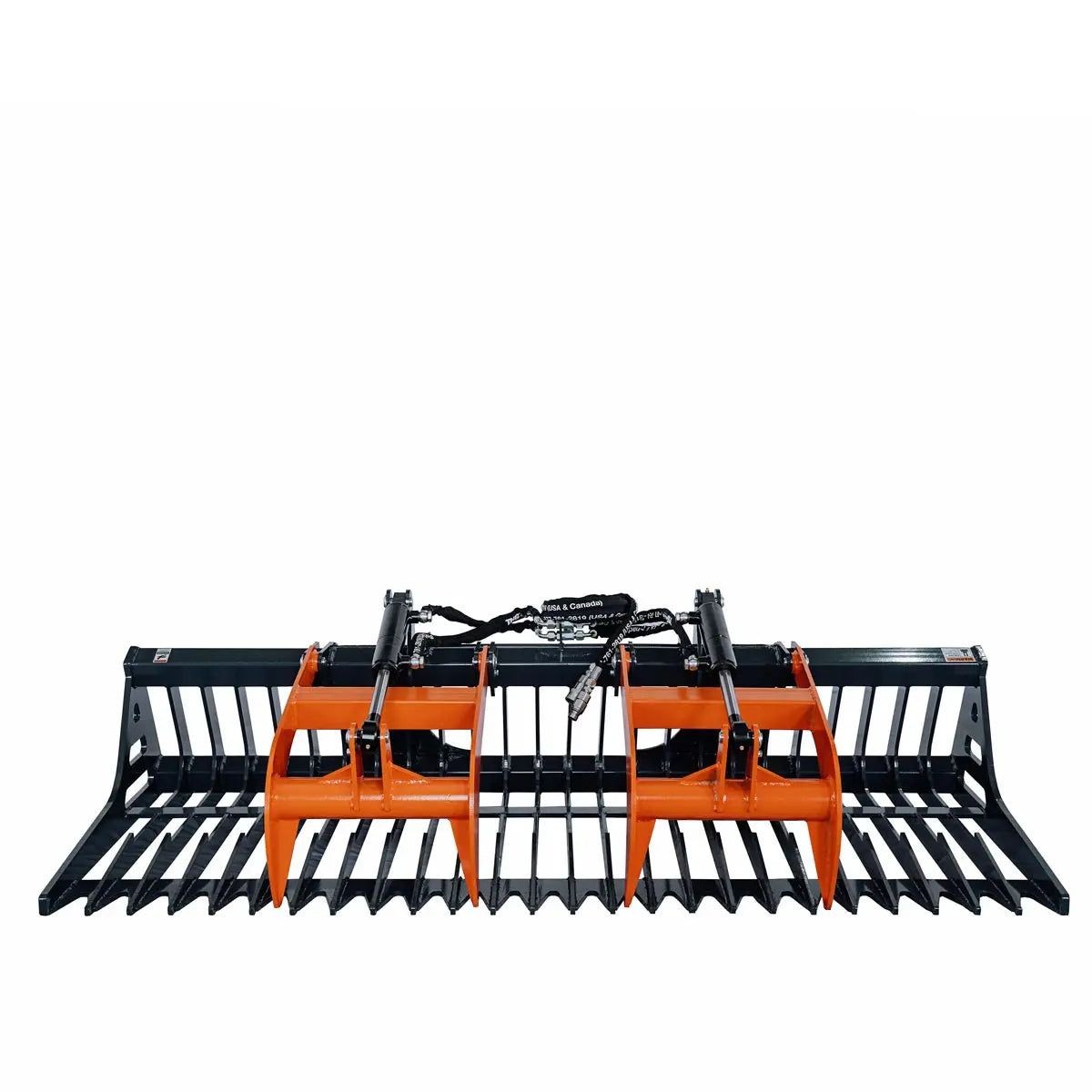 84" Skeleton Grapple for Skid Steer, 34" Opening, Hydraulic