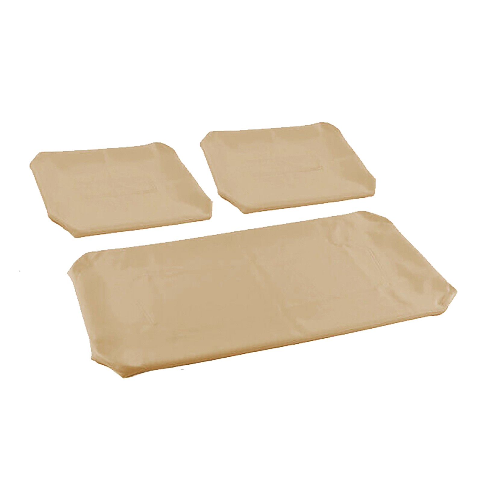 3Pcs Leather Golf Carts Leather Front Seat Covers For Club Car DS 1982-2000.5