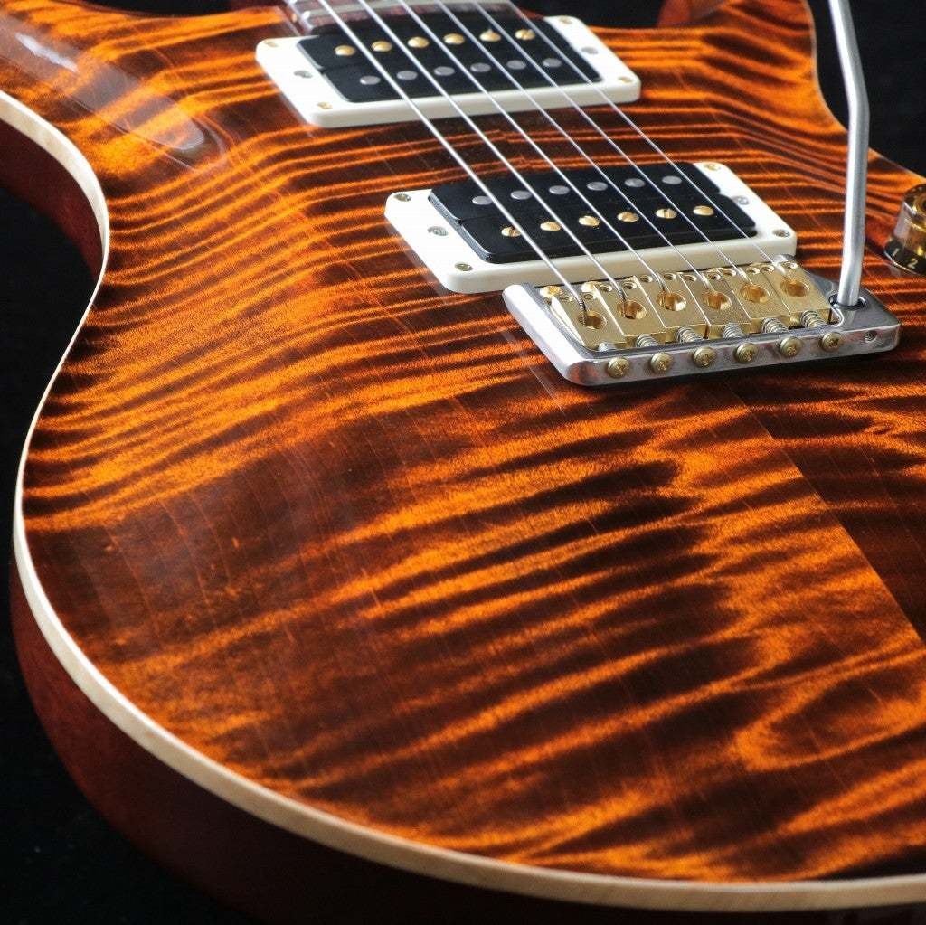 Paul Reed Smith PRS 2023 Custom 24 10TOP Orange Tiger Pattern Thin Neck Used