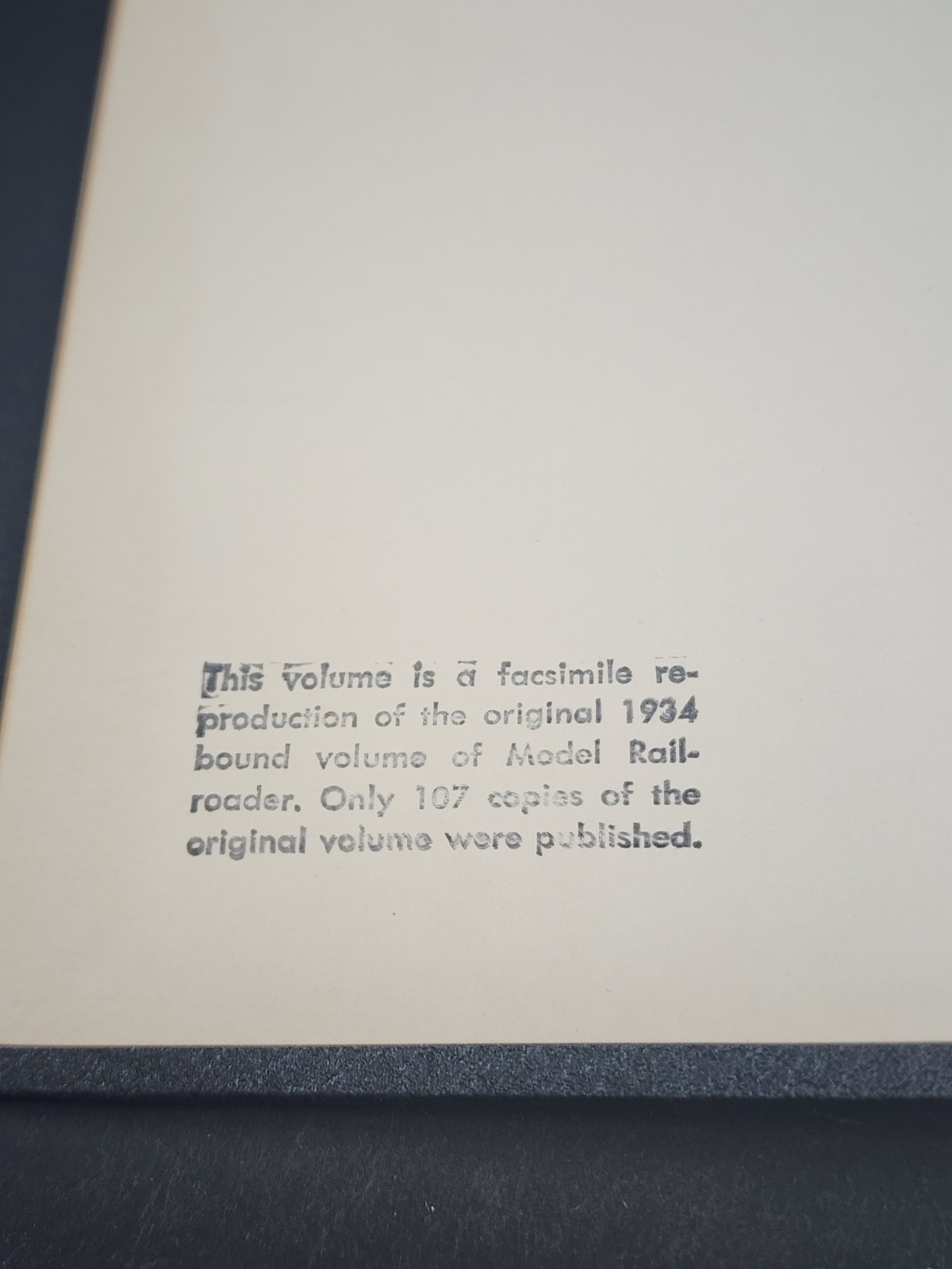 The Model Railroader Vol.1 Hardbound 1935 Kalmbach