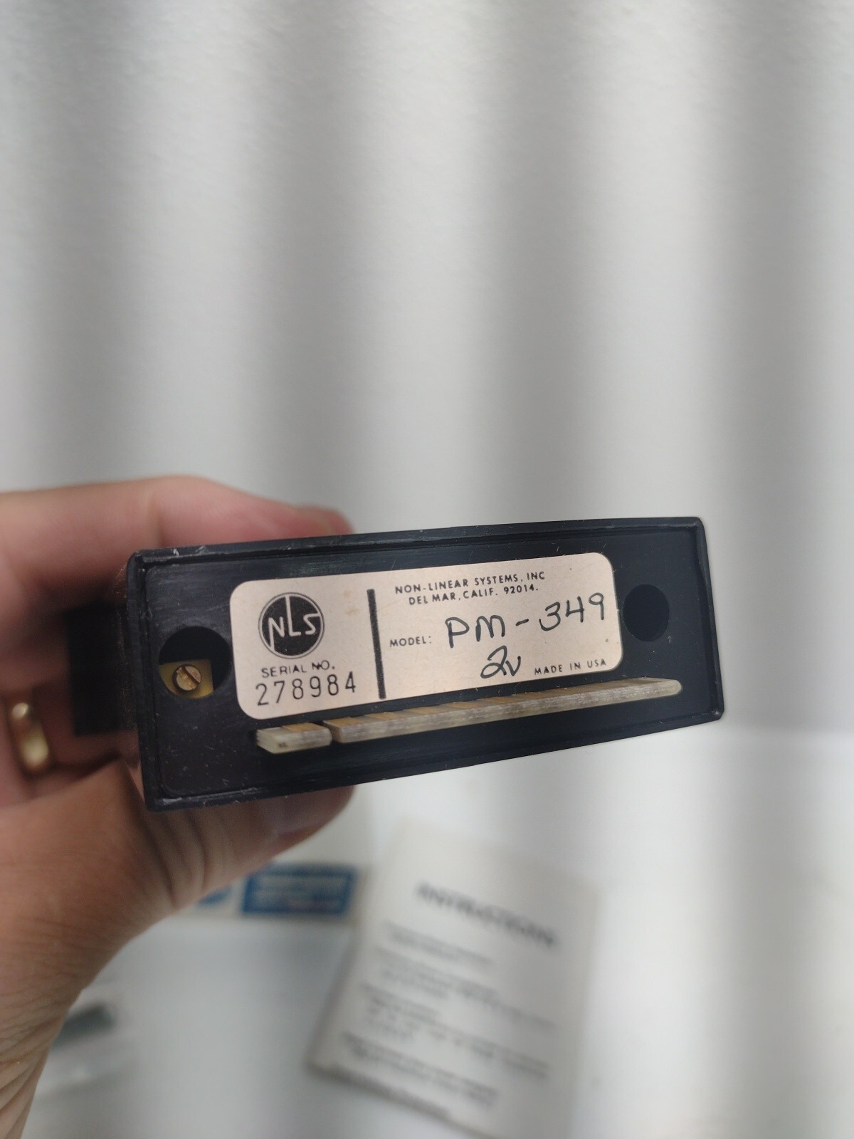 NLS (Non-Linear Systems) PM-349 Digital Panel Meter 3-1/2 Digit NEW