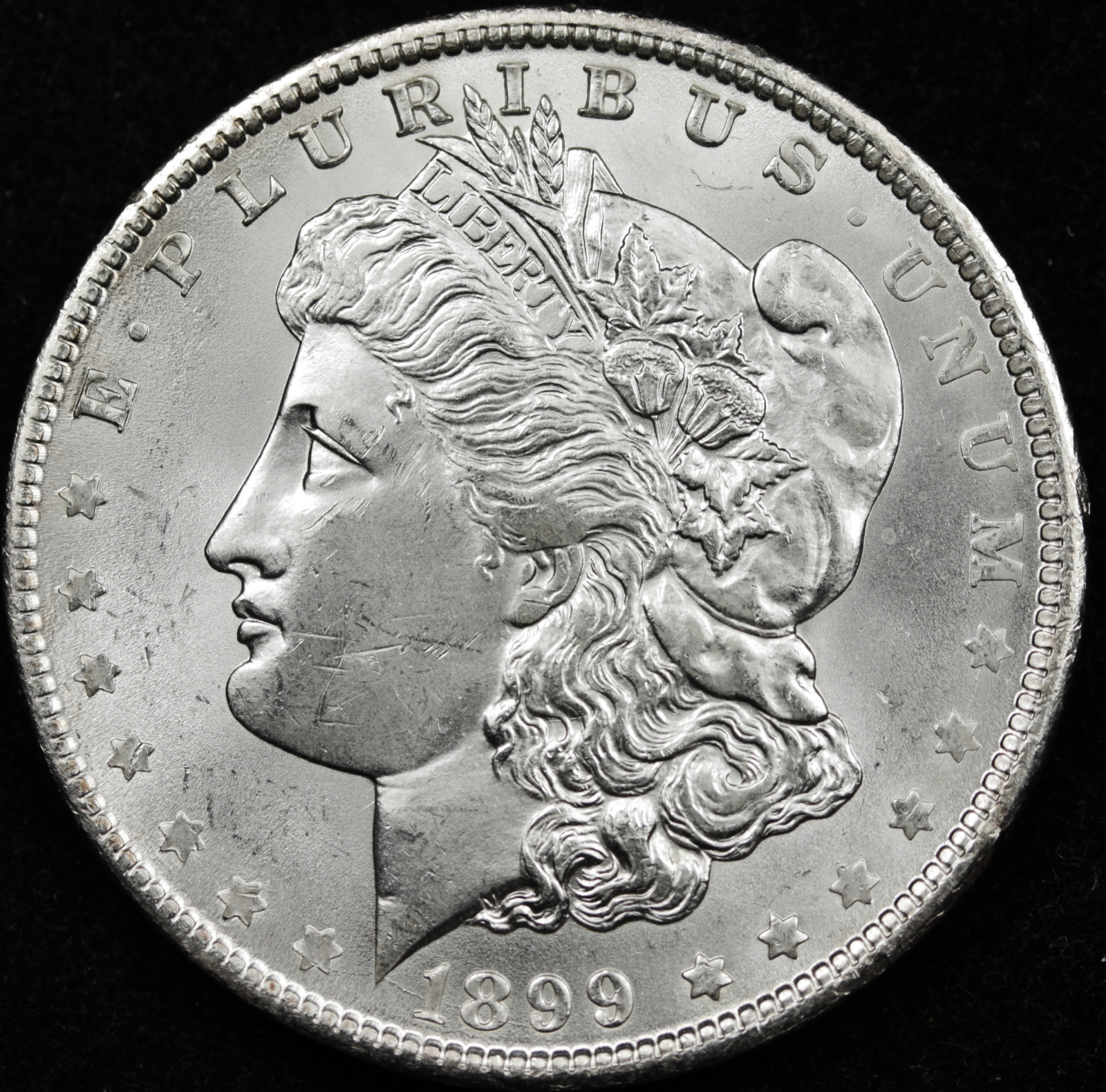 1899-o Morgan Silver Dollar.   B.U.  (Inventory A)