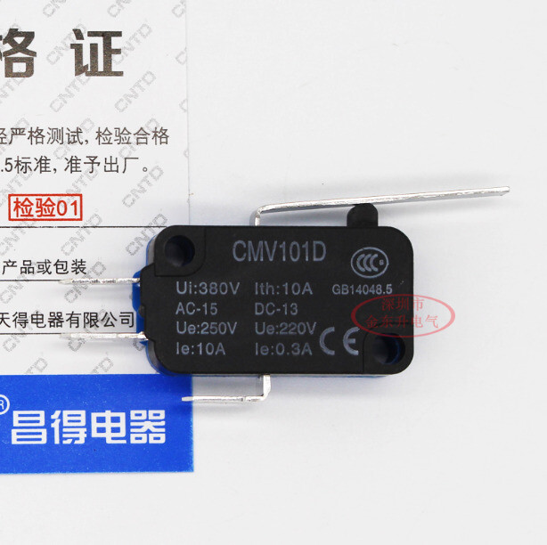 10PCS NEW CNTD CMV101D MICRO SWITCHS  FREE SHIPPING BRAND *CNT