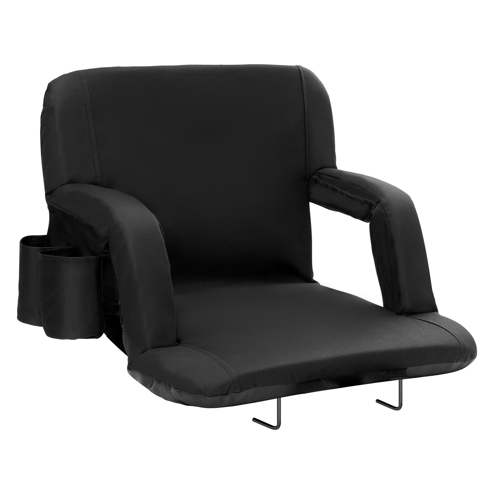 VEVOR Stadium Seat with Back Support Wide Portable Reclining Bleacher Seat Chair