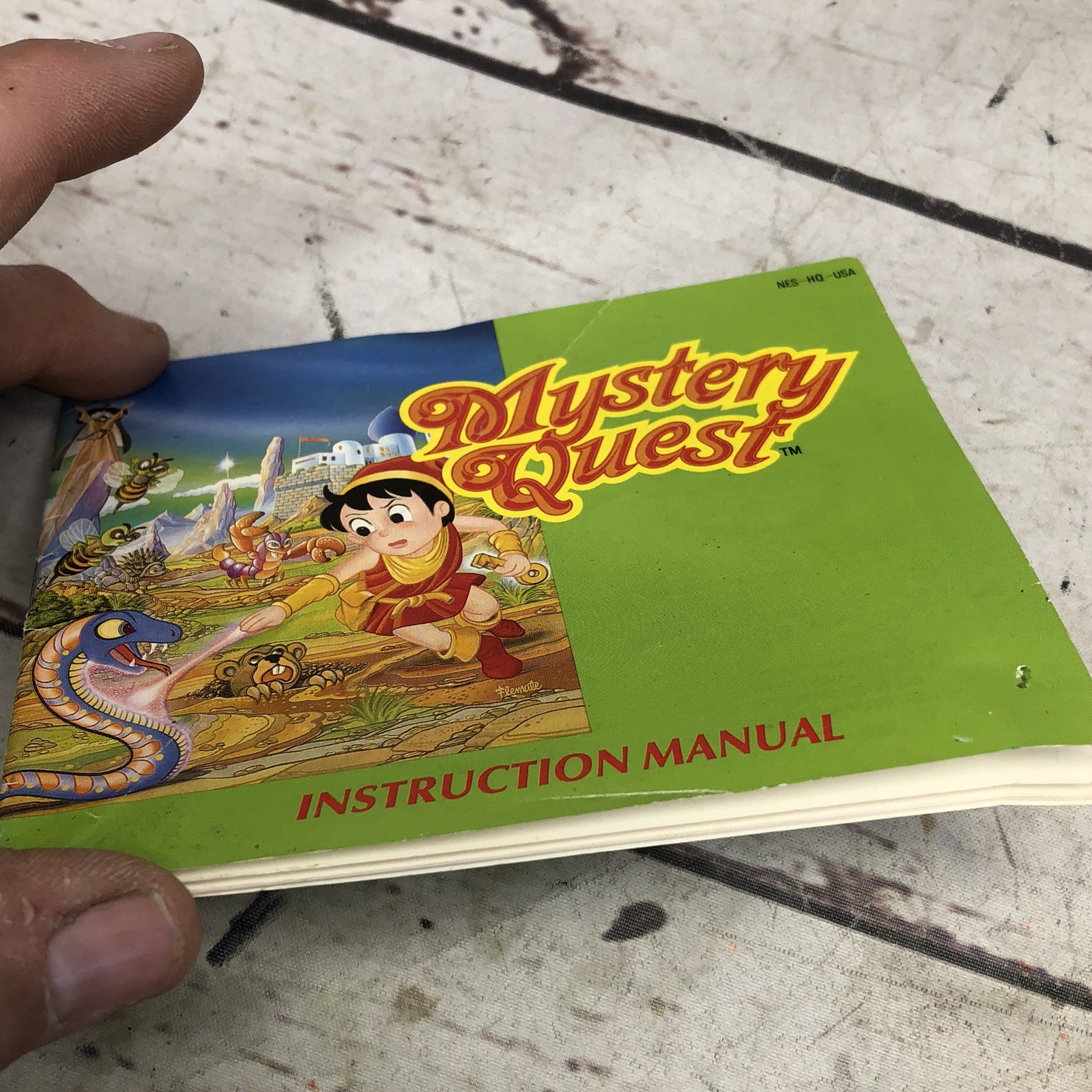 Mystery Quest Manual Only Nintendo NES
