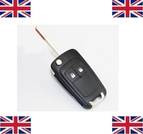 NEW 2 button flip key case for Vauxhall Opel Corsa E 2014 - 2017 remote fob
