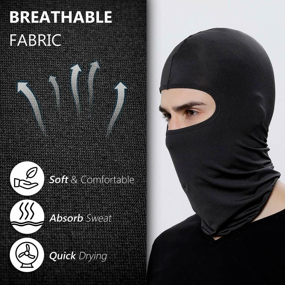 UV Protection Balaclava Face Mask Ski Sun Hood Tactical Bandana for Men Women