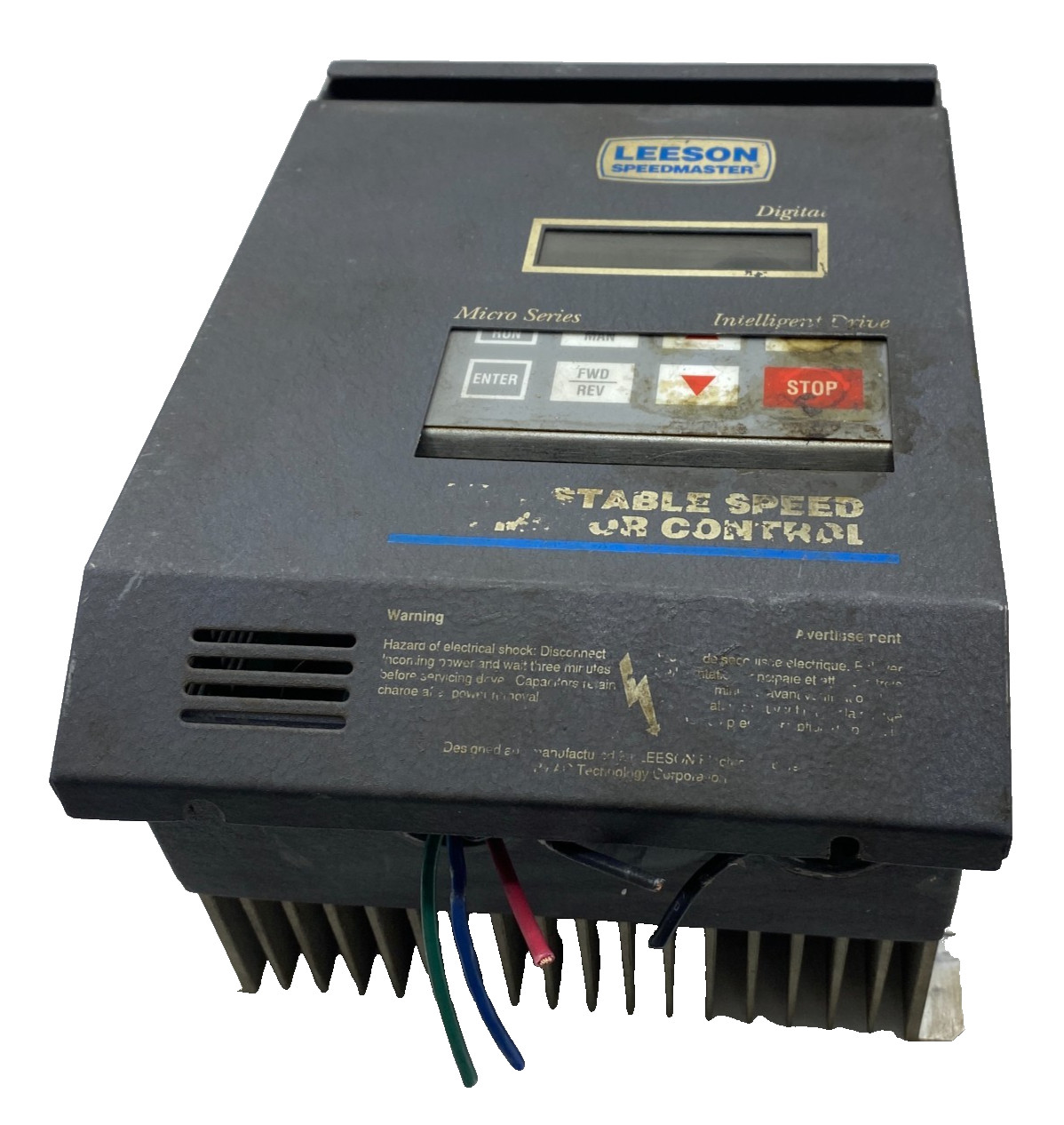 LEESON SPEEDMASTER ADJUSTABLE SPEED DC MOTOR CONTROL FREE SHIPPING