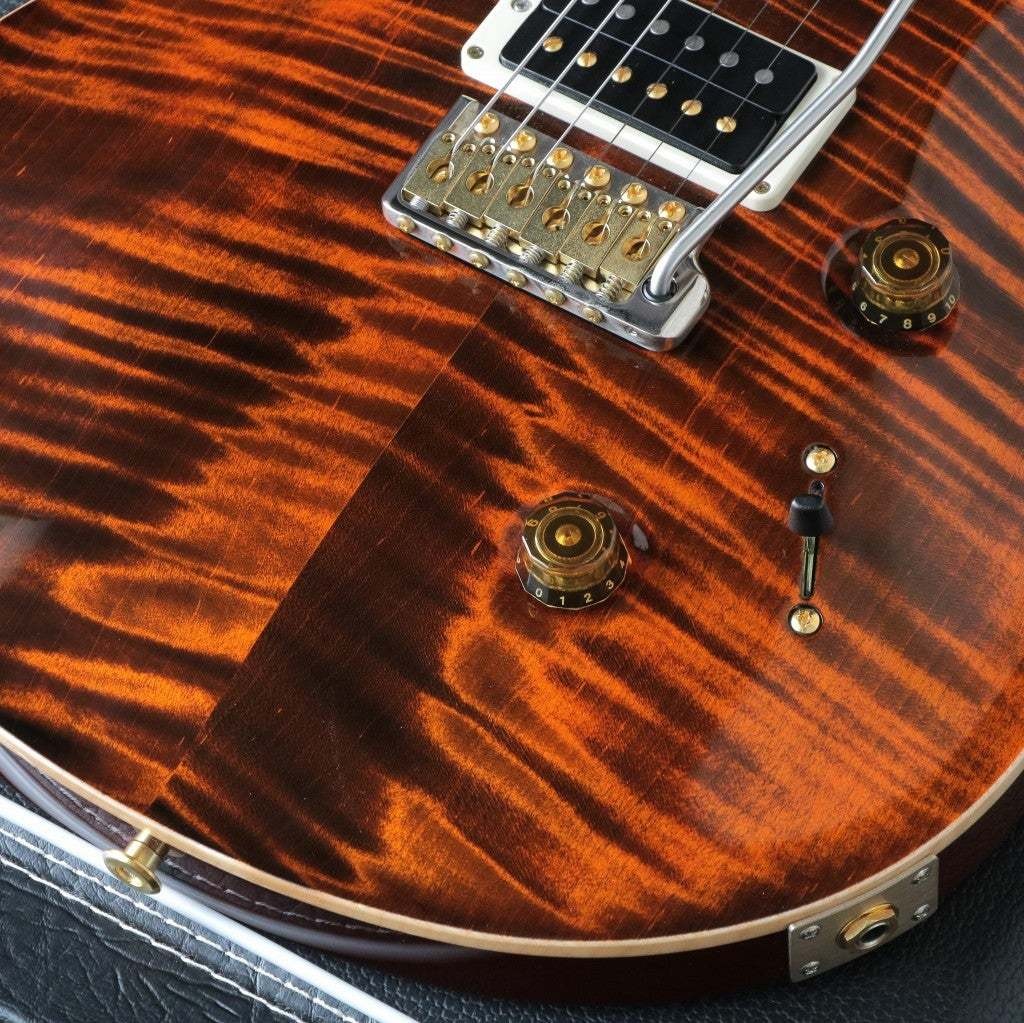 Paul Reed Smith PRS 2023 Custom 24 10TOP Orange Tiger Pattern Thin Neck Used