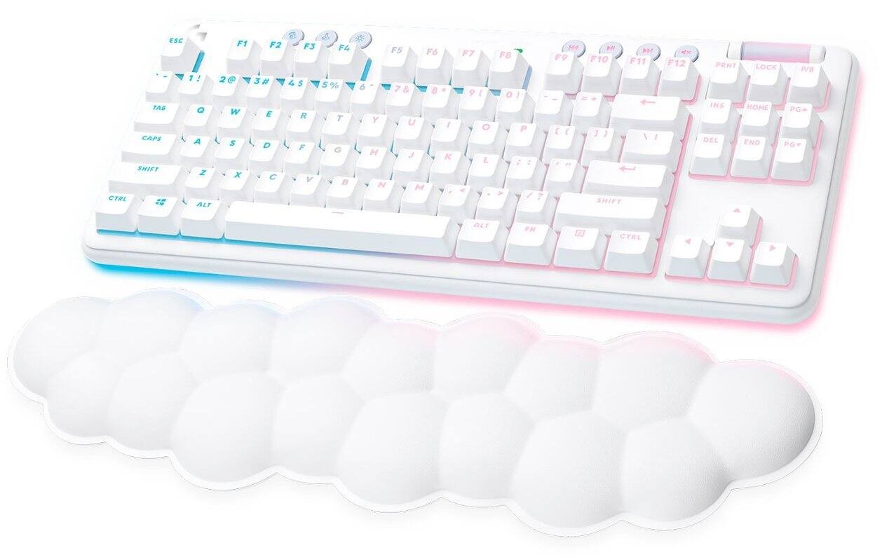 G715 Wireless Gaming Keyboard-OFF WHITE-US-2.4GHZ/BT-TACTILE 920-010453