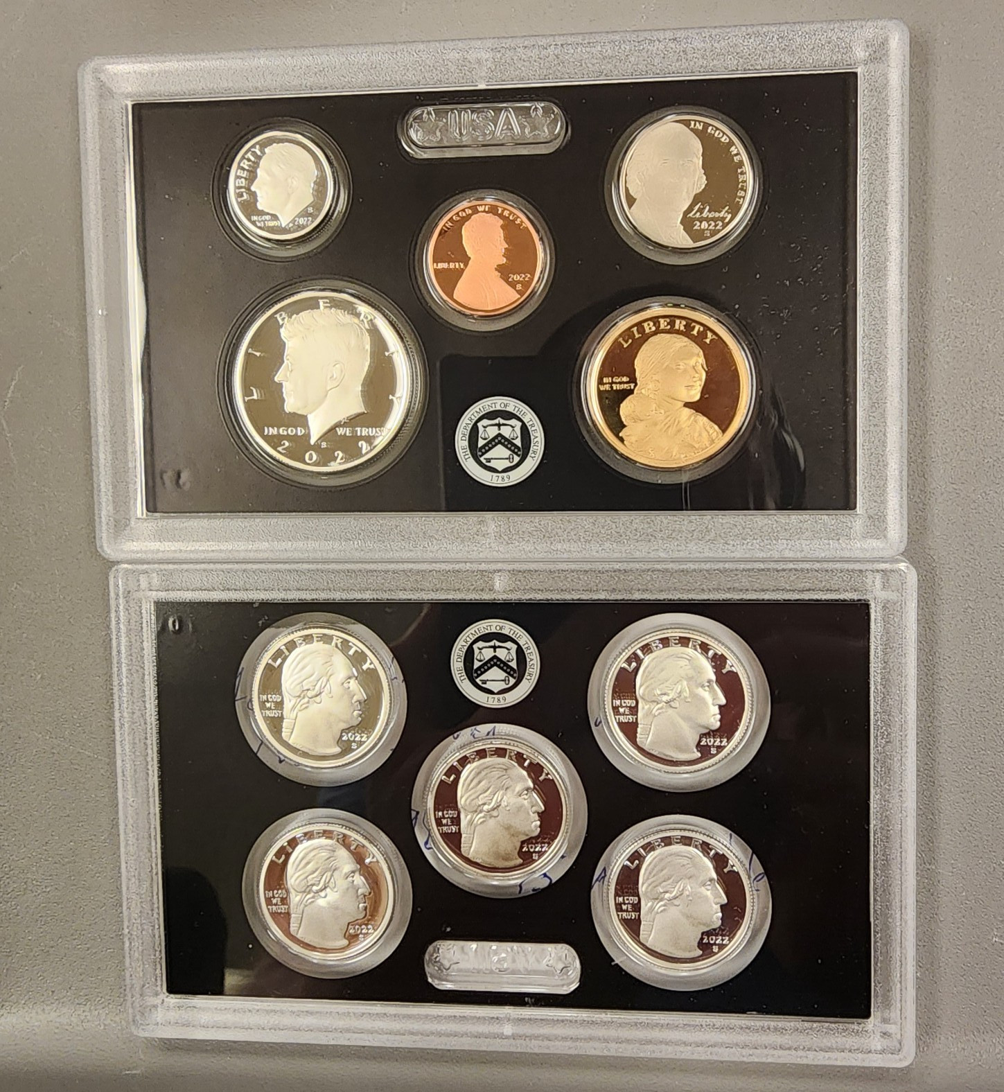 2022 US Mint Silver Proof Set (No Box/COA - As Pictured)