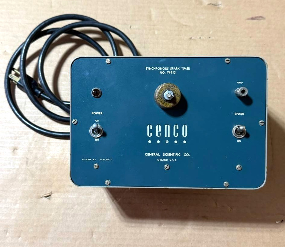 Vintage Cenco Synchronous Spark Timer 74913