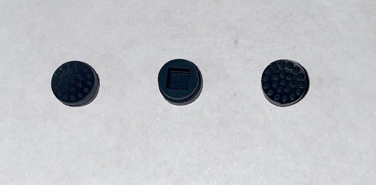 3-Pack Rubber Mouse Pointer Trackpoint BLACK Cap For HP/COMPAQ Laptop w/4mm peg