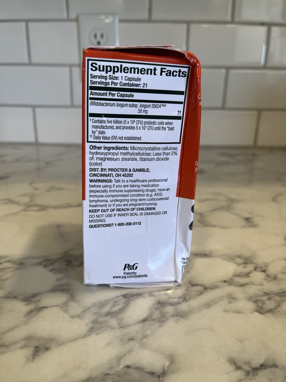 Align 5x Extra Strength Probiotic Supplement Capsules Exp 7/2028 READ!