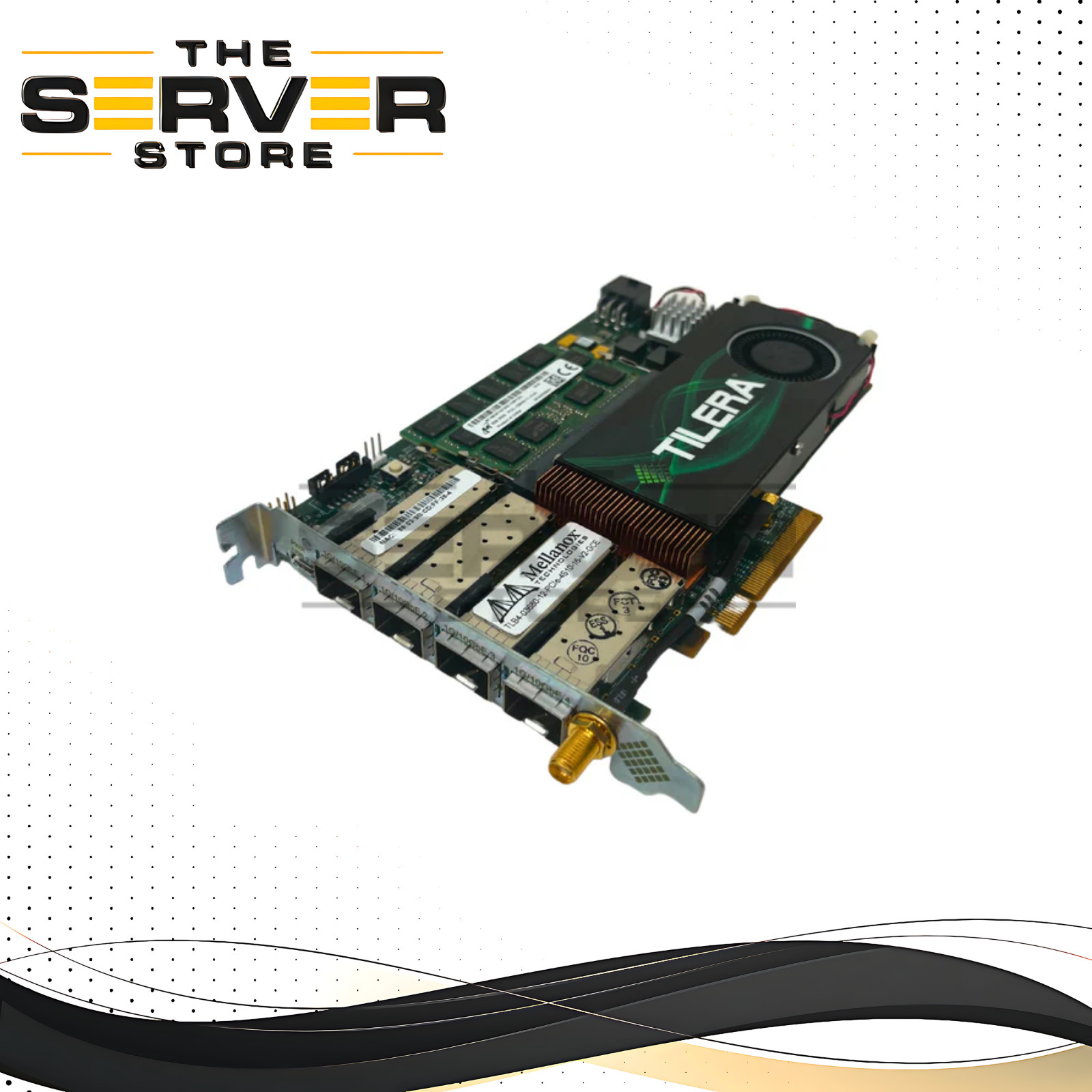 TILERA adapter 1.2GHz Gx36 processor, 4x10GE SFP/SFP+, 16GB crypto acceleration