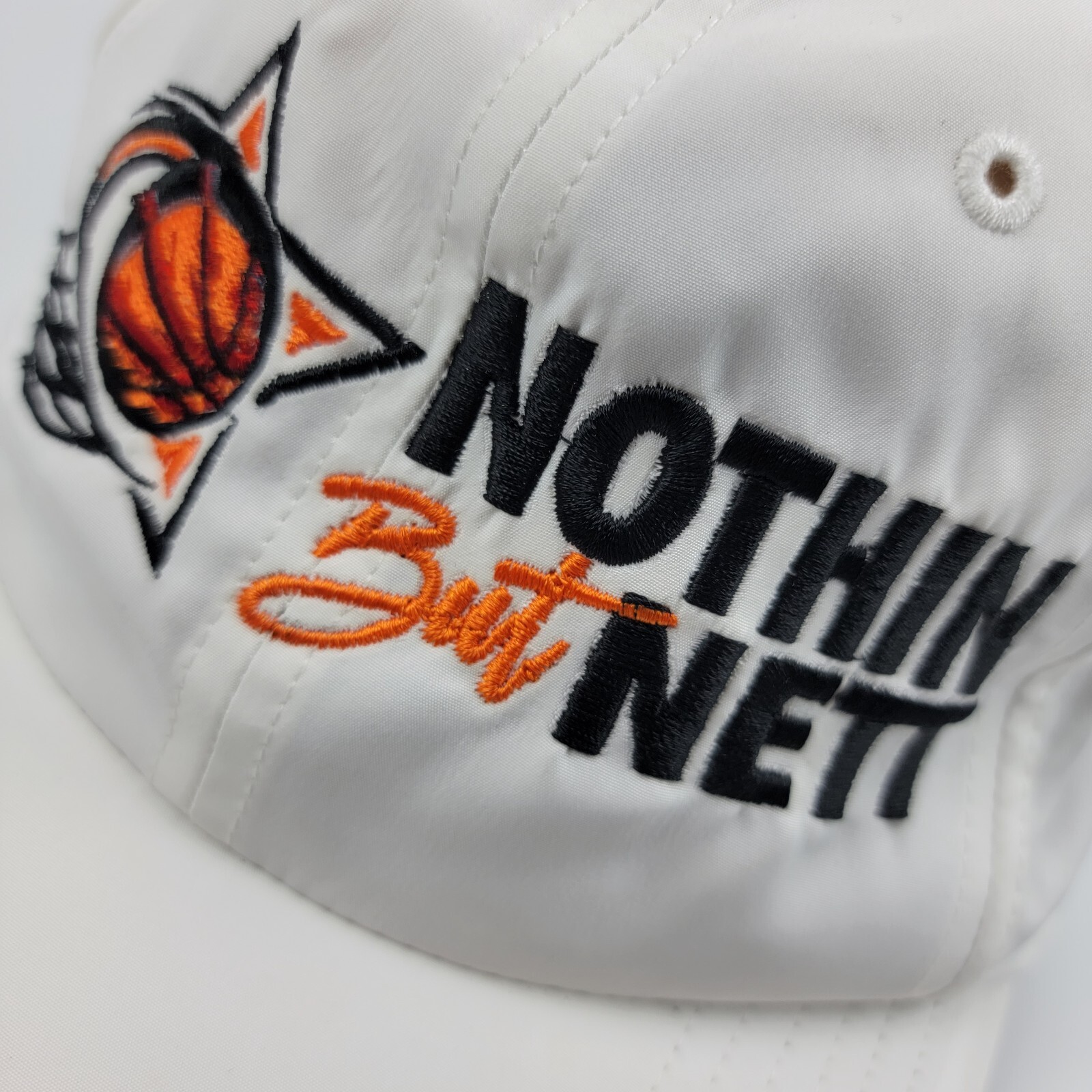 Adidas Golf Performance Hat Nothin But Nett Embroidered Adjustable White NWT