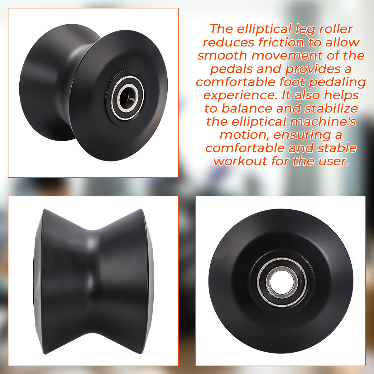 2xFor Proform XP160 Cross Trainer Elliptical Wheel Replacement Leg Roller 238880