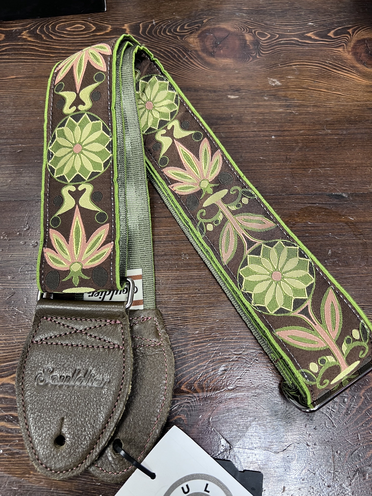 Souldier Guitar Strap - Daisy Olive
