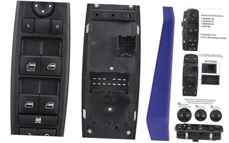 Power Window Switch Master Control Button Left Driver Side Compatible with