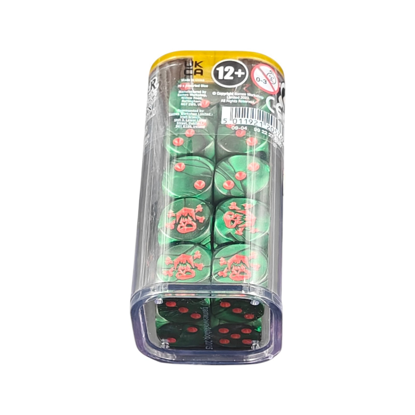 Warhammer Orcs Orks Dice Set Sealed Skull and Crossbones