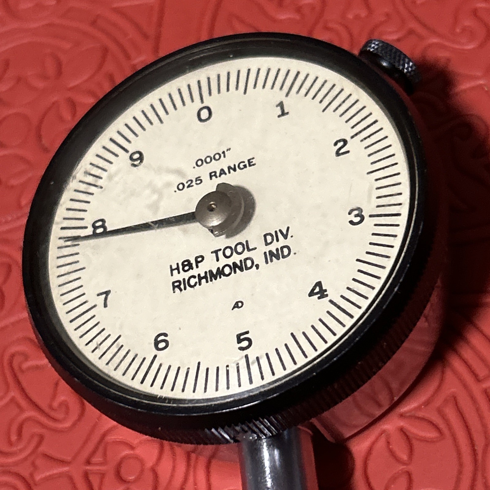 HP Tool Division Dial Indicator .025” Range .0001” (SU38)