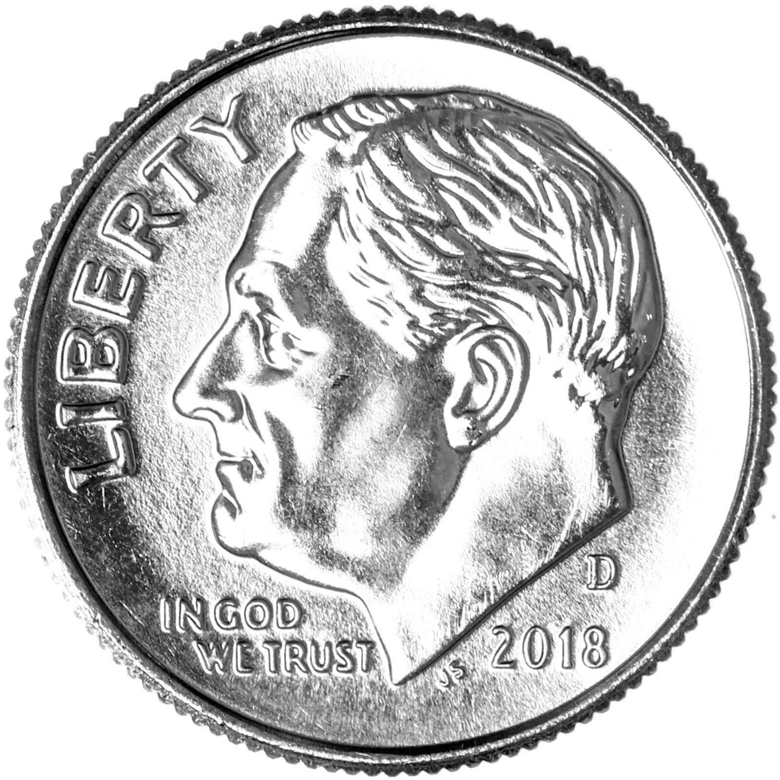 2018 D Roosevelt Dime BU US Coin