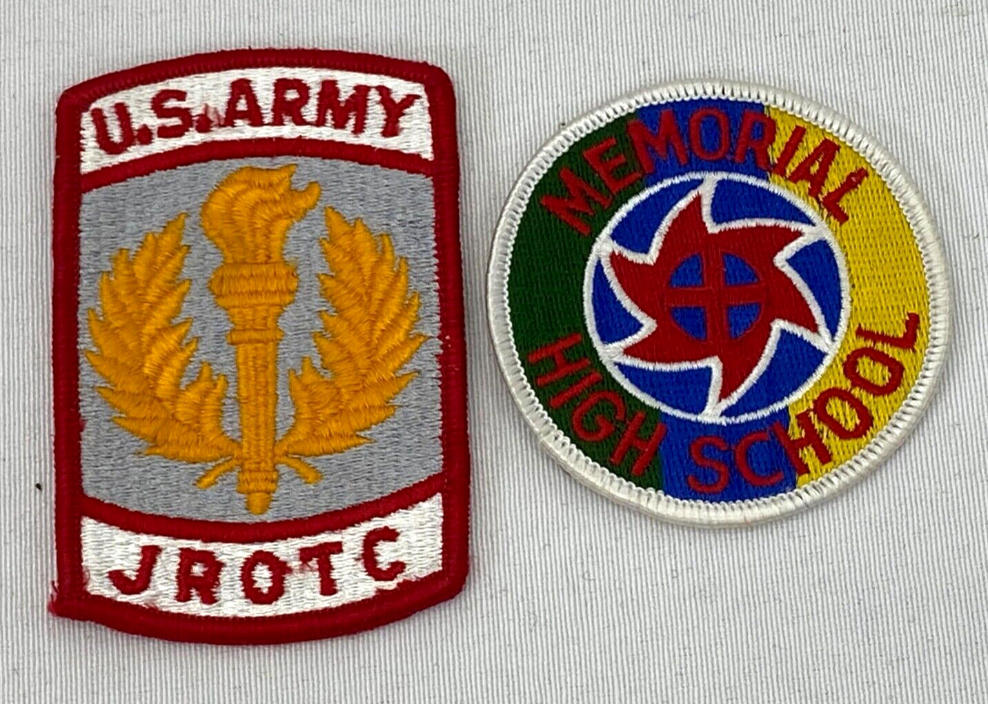 Memorial High School JROTC Patches