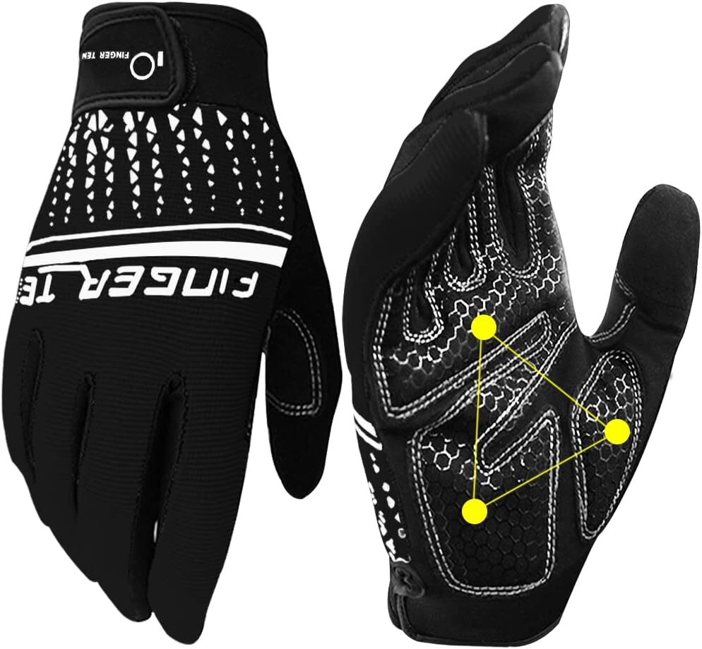 Full Finger Workout Gloves Weight Lifting Touchscreen for Men Women with Padding